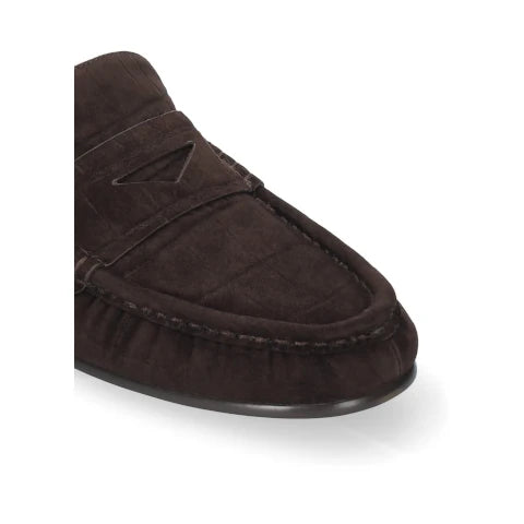 Bibi Lou Lyra Loafer in Brown with Fur Lining