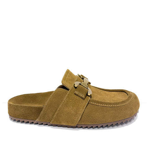 Bibi Lou Zagreb Mule in Brown Suede