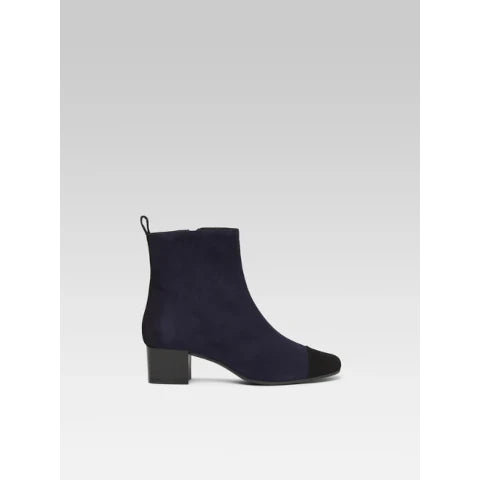 Carel Estime Blue and Black Suede Bootie