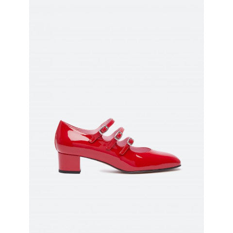 Carel Kina Mary Jane in Red Patent Leather