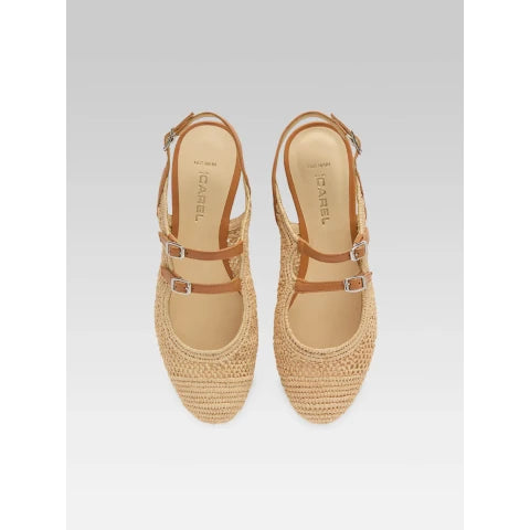 Carel Balma Raffia Slingback