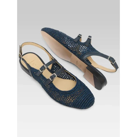 Carel Balma Raffia Slingback