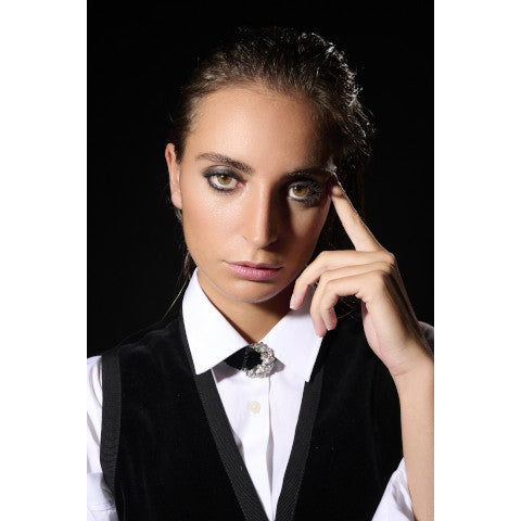 Catherine Osti Annie Black Velvet Choker