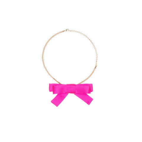 Catherine Osti Stella Bow with Gold Chain