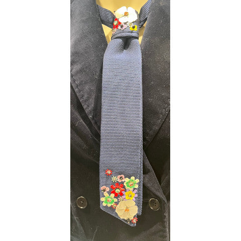 Catherine Osti Flora Necktie