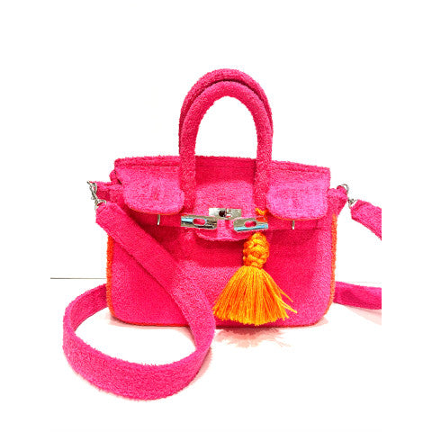 DLD Bags Small Plage Terry Bicolore Handbag