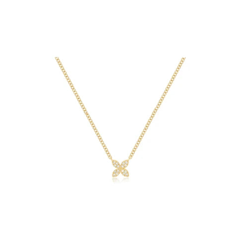 EF Collection Diamond Blossom Necklace