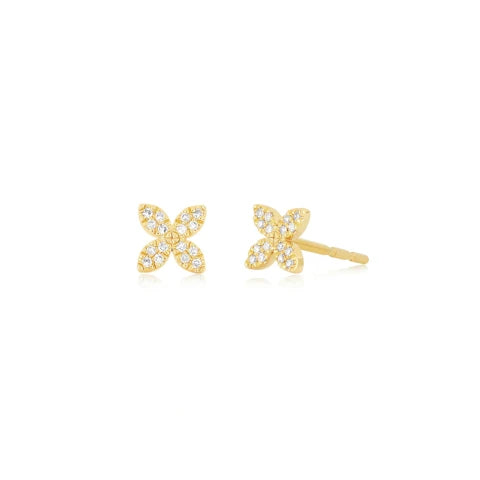 EF Collection Diamond Blossom Earring