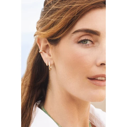 EF Collection Diamond Mini Maeve Huggie Earrings