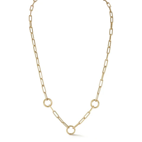 EF Collection Lola Triple Enhanced Chain Necklace