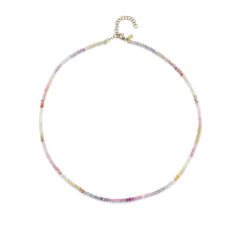 EF Collection Ombre Sapphire Birthstone Bead Necklace