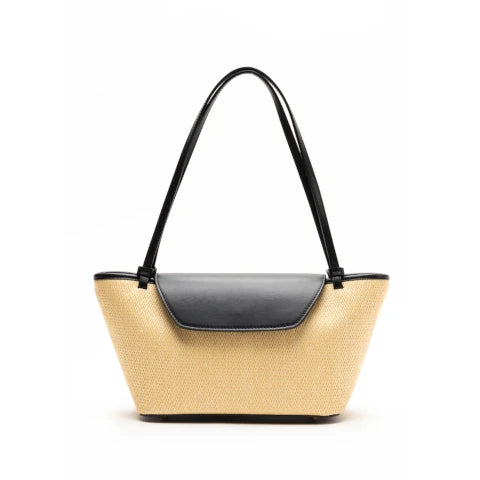 Elleme Courrier Tote in Raffia