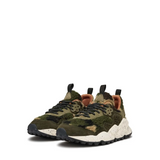 Flower Mountain Kotetsu Uni Suede Teddy Taupe Camouflage Sneaker