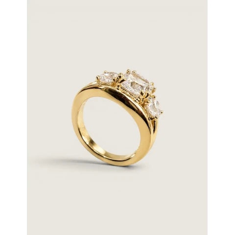 Fantasia Concord Three Stone Ring