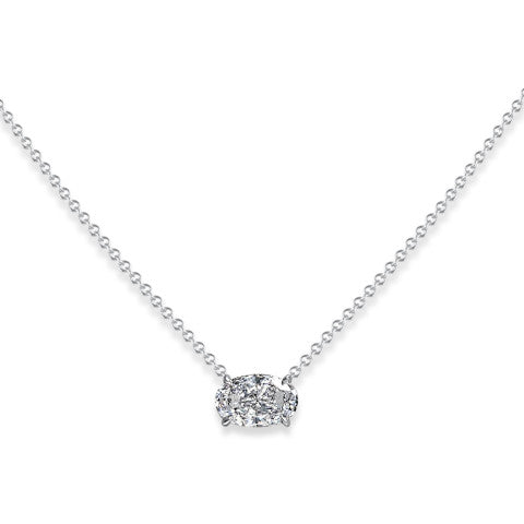 Fantasia East West Oval Necklace