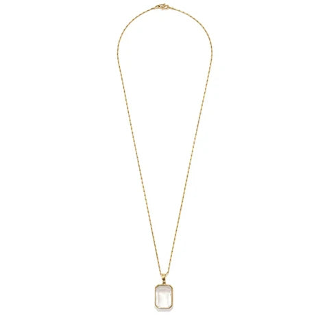 Goossens Large Crystal Pendant Necklace