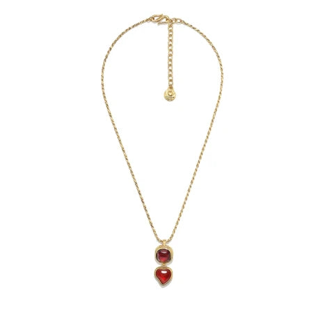 Goossens Renaissance Heart Pendant Necklace