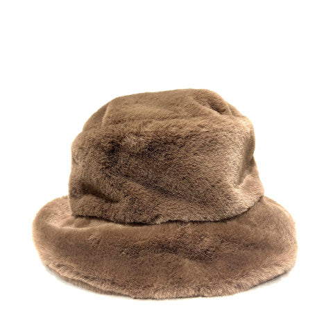 Grevi Faux Fur Bucket Hat