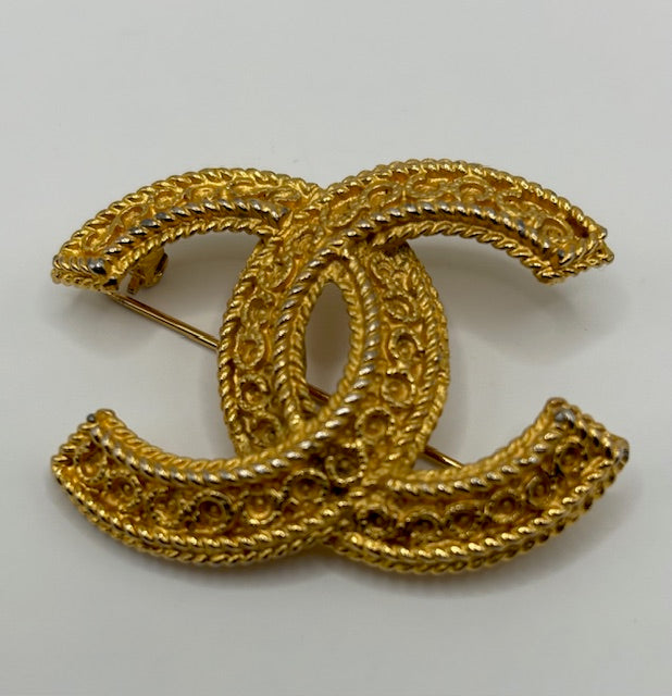Vintage Chanel Gold Brooch