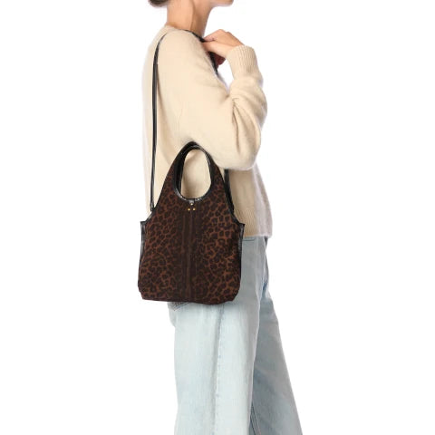 Jerome Dreyfuss Paco S Handbag in Leopard