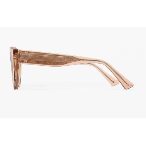 Jimmy Fairly The Level Up Pink Frame Sunglasses with Green Lens