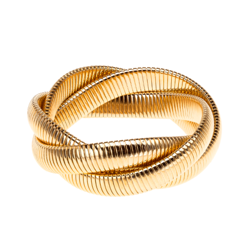 Janis Savitt Triple Cobra Bracelet - 3/8"