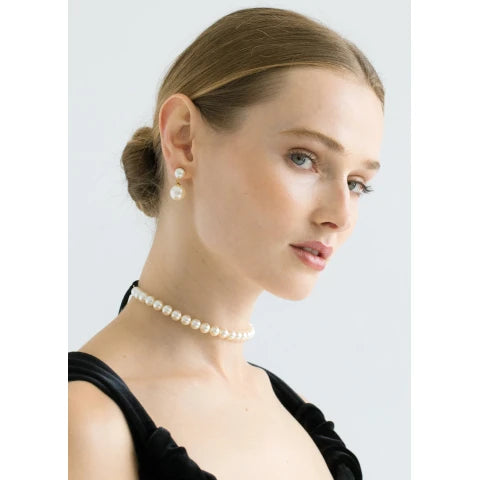 Jennifer Behr Pearl Ribbon Tie