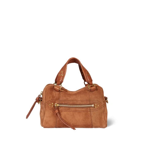Jerome Dreyfuss Lucky Bowling Mini Handbag in Caramel