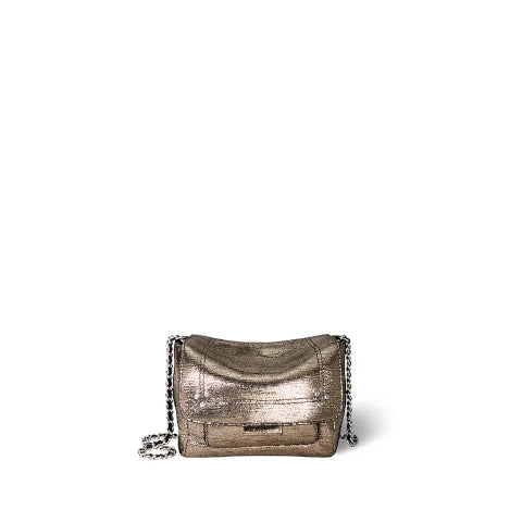 Jerome Dreyfuss Lulu Small in Champagne Lame