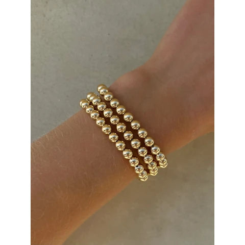 Karen Lazar Design 6 MM Yellow Gold Signature Bracelet