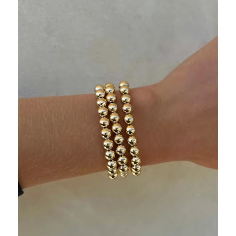 Karen Lazar Design 7 MM Yellow Gold Signature Bracelet