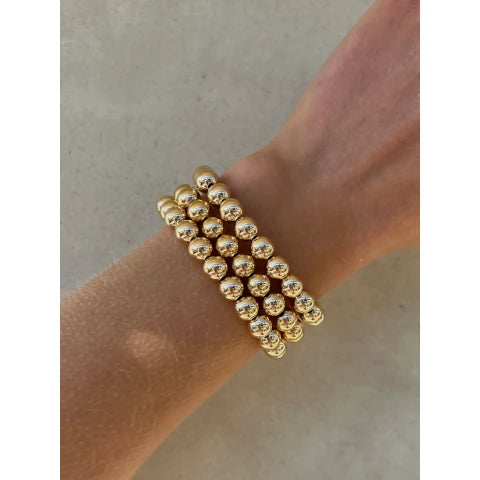 Karen Lazar Design 8 MM Yellow Gold Signature Bracelet