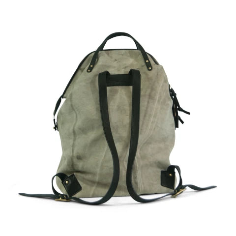 Kempton & Co. Postal Silver Stripe Backpack Tote