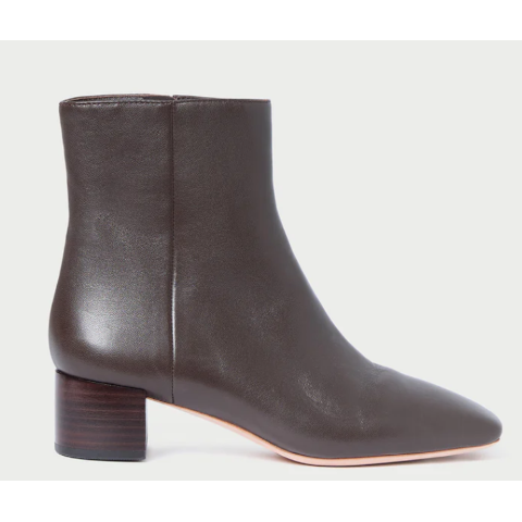 Loeffler Randall Ginny Ankle Boot in Dark Brown