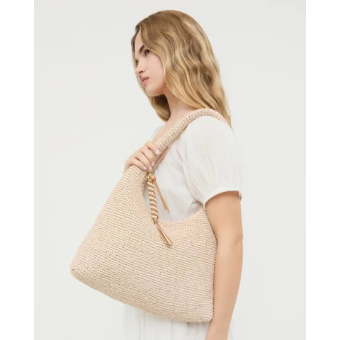 Loeffler Randall Willow Natural Woven Hobo Bag