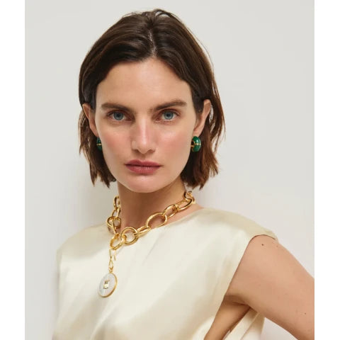 Lizzie Fortunato Porto Pendant in Mother of Pearl