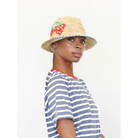 Lola Hats Tutti Fruitti Raffia Sun Hat