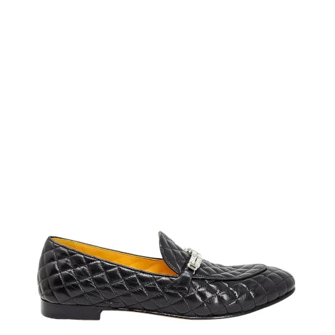 Madison Maison Quilted Loafer with Rhinestone Detail