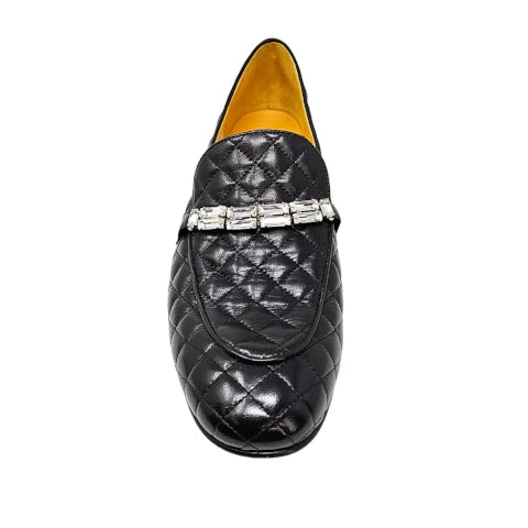 Madison Maison Quilted Loafer with Rhinestone Detail