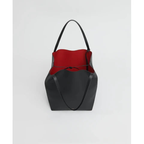 Mansur Gavriel Everyday Soft Tote in Black/Red