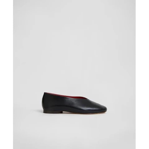 Mansur Gavriel Glove Flat in Black