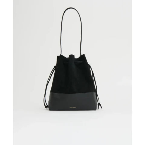 Mansur Gavriel Drawstring Cabas in Black
