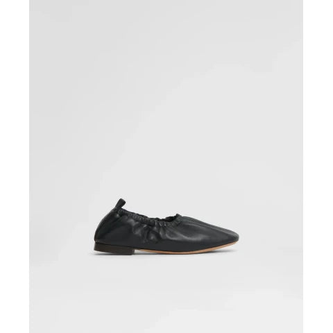 Mansur Gavriel Ruched Ballerina in Black