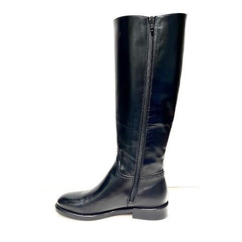 Mara Bini Vitello Boot in Black Leather