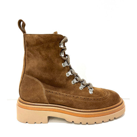 Mara Bini Tobacco Suede Work Boot