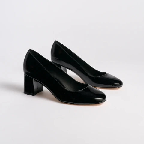 Marion Parke Classic Pump 60 in Black Patent