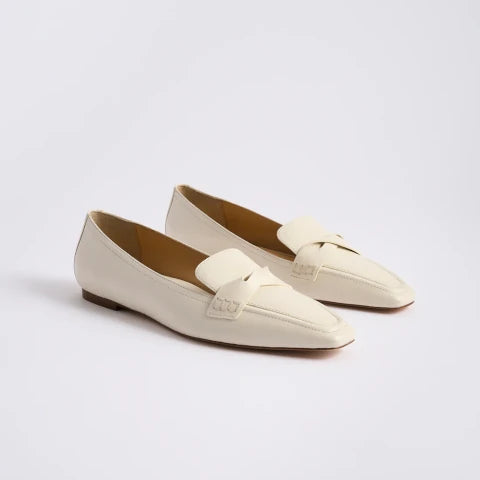 Marion Parke Courtney Loafer in Light Cream