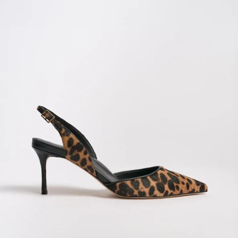 Marion Parke Classic Slingback in Leopard