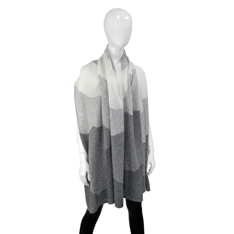 Mitchie's Matchings Grey Cashmere 3 Tones Scarf