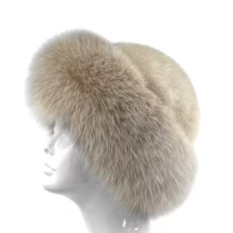 Mitchie's Matchings Mink Hat with Fox Trim